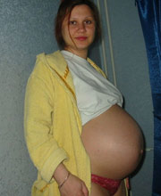 живот беременность 35-40 недель