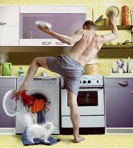 привлечь мужчину к домашней работе