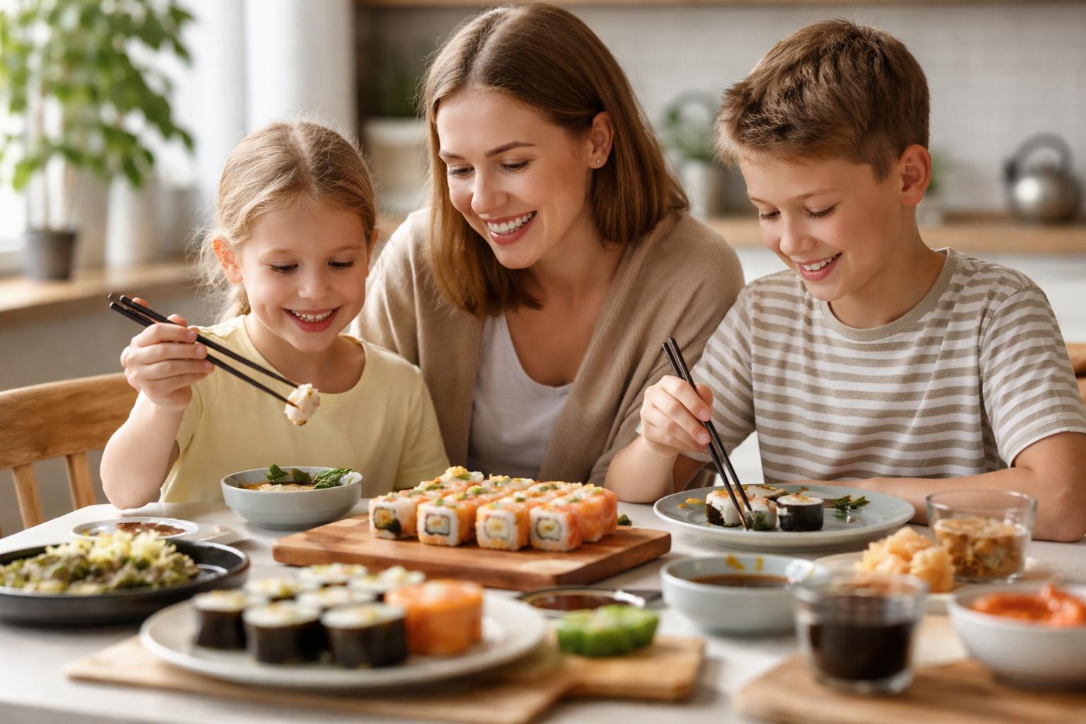 Роллы для всей семьи как выбрать вкусные и подходящие варианты для детей