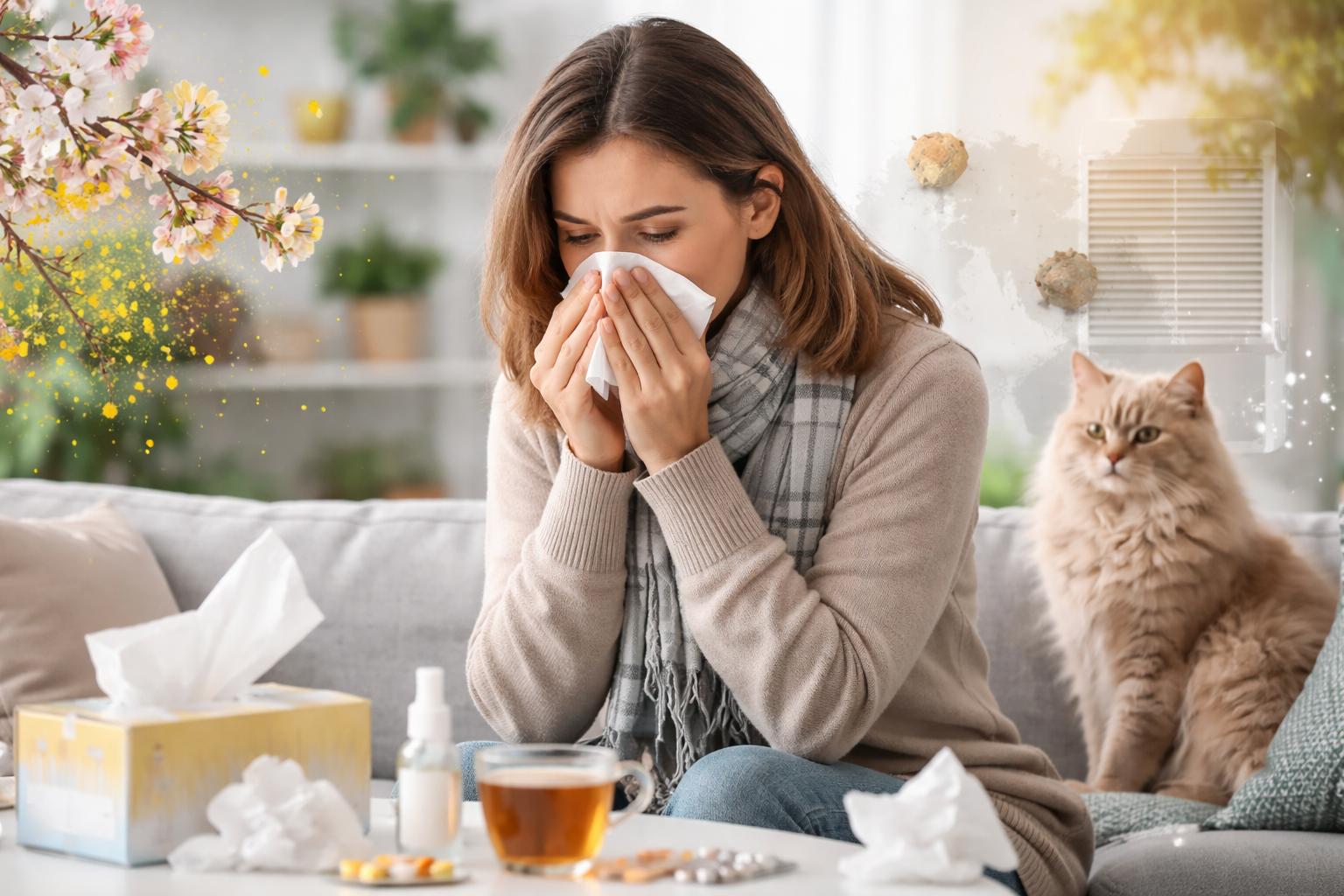 Симптомы, похожие на простуду, как возможное проявление аллергии