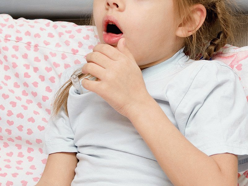 Сухой кашель у ребенка бывает и без других симптомов